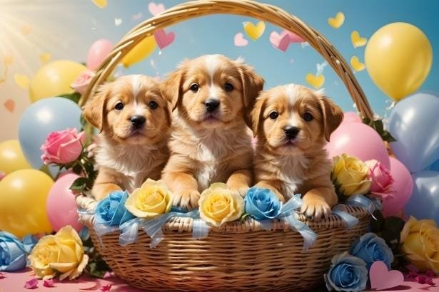 When's the ⁣Right Time to Handle Dog's adorable Puppies?